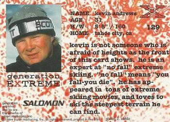 1994 Vision Generation Extreme #129 Kevin Andrews Back